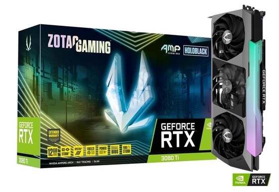 Grafisch de Kaartzotac GOKKEN GeForce RTX 3080 Ti-AMPÈRE Holo van 12GB 19Gbps Geforce