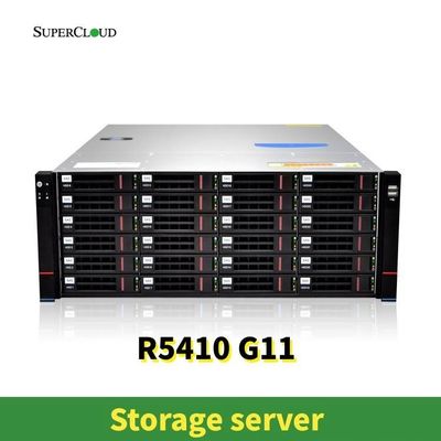 Supercloud R5410 G11 36X3.5  2X2.5  2XNVME M.2 Gebruikte 36X16T HDD 1X1T SSD-opslag 12 X 2,5 inch SATA/SAS SSD's Hot-plug Hot-swappable fans