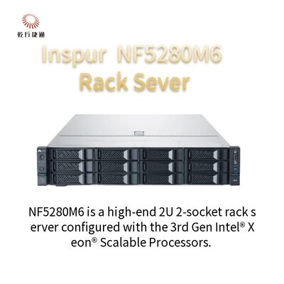 Van het de Server4210r 8G*4/2T SATA 550W Spoor van het Inspurnf5280m6 2U Rek de Groeperingssysteem