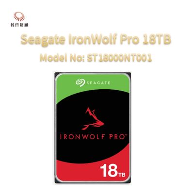 Seagate IronWolf Pro 18TB Modelnummer: ST18000NT001