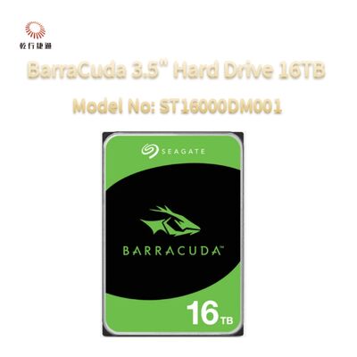 Seagate BarraCuda 3,5" harde schijf 16TB Model nr: ST16000DM001