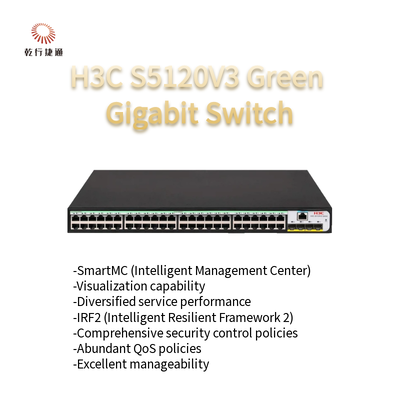 H3C S5120V3-SI Groene Intelligente Gigabit Ethernet Switch S5120V3-52P-PWR-LI