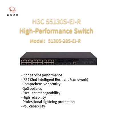 H3C S5130S-EI-R 5130S-28S-EI-R High-Performance Gigabit Ethernet Switch van de volgende generatie