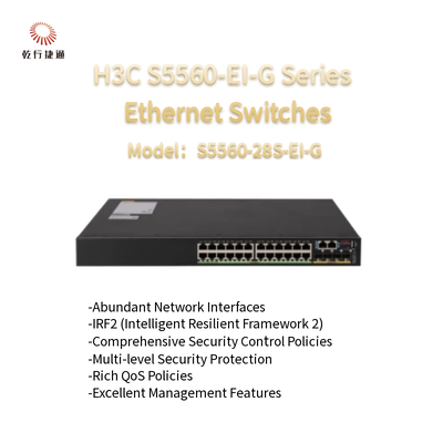 H3C S5560-EI-G-serie S5560-28S-EI-G krachtige Ethernet-switches
