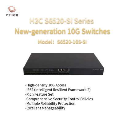 H3C S6520-SI Series S6520-16S-SI Next-Generation 10 Gigabit Ethernet Switches