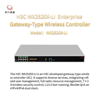 H3C WX2520X-LI draadloze controller van het Enterprise Gateway-type van de nieuwe generatie