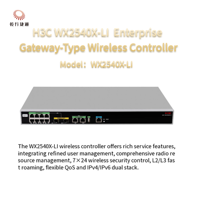 H3C WX2540X-LI draadloze controller van het Enterprise Gateway-type van de nieuwe generatie