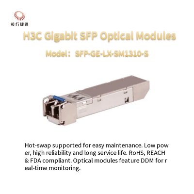 H3C Gigabit SFP-optische modules: laag stroomverbruik en warmwisselbaar SFP-GE-LX-SM1310-S