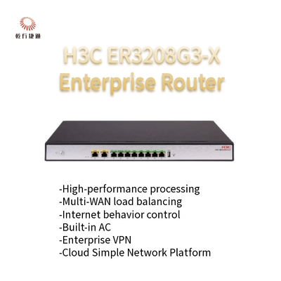 H3C ER3208G3-X Hoogwaardige ondernemingsrouter van de nieuwe generatie