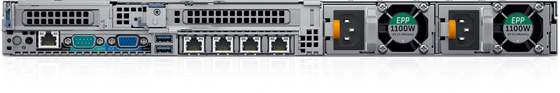 DDR4 2 van de Serverdell EMC PowerEdge R640 1U van de Contactdoosopslag het Rekserver