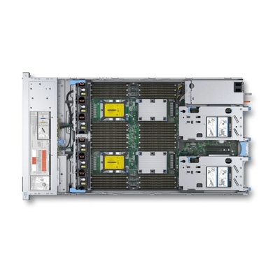het Rekserver van 2U Rackmount GPU Dell Poweredge Server EMC Poweredge R840