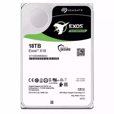 De Harde Aandrijving 6Gb/S van Seagate Exos X18 ST18000NM000J 18TB SATA