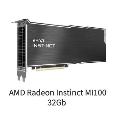 Grafische Kaart 32 het Instinct Mi100 HBM2 1.2GHz van AMD van GB Radeon 4096 Beetje