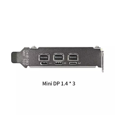 Grafische Kaart Drie van NVIDIA T400 4GB 2GB GDDR6 Geforce Mini Display Port
