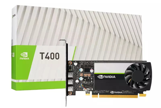 Grafische Kaart Drie van NVIDIA T400 4GB 2GB GDDR6 Geforce Mini Display Port