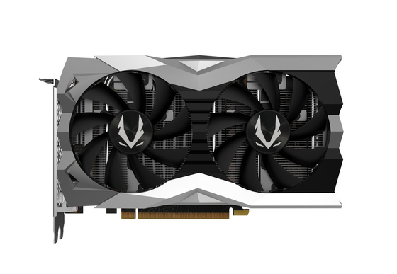 van het de Kaartzotac GOKKEN van 14Gbps 6GB Geforce de Grafische Tweelingventilator van GeForce RTX 2060