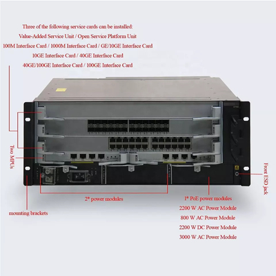 De Schakelaars S7700 die Smart van S7703huawei Datacom Schakelaar3u Hoog Rek verpletteren