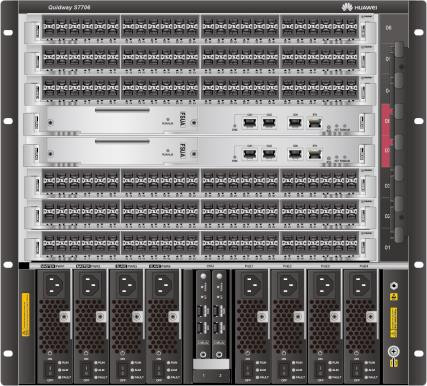 De Vezelschakelaar van Huaweis7706 Datacom Schakelaars 10G met 2*MCUA