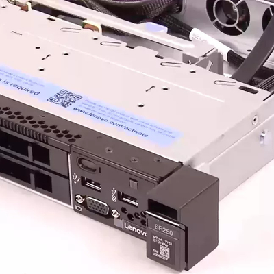 Van de de Opslagserver van het ThinkSystemsr250 V2 4SFF Rek de Bewerker van Intel Xeon e-2378G
