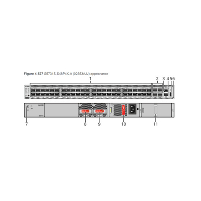 De Schakelaars S5731S-S48P4 X-A For Network van Huaweidatacom