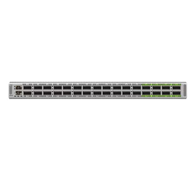 N9K-C9332D-GX2B cisco 10 gigabit ethernet switch met 32p 400/100-Gbps QSFP-DD-poorten en 2p 1/10 SFP+-poorten