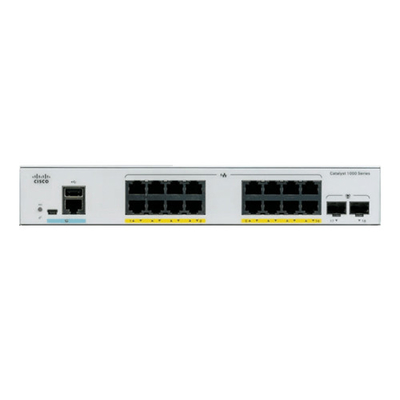 Cisco C1000-16T-E-2G-L Gigabit Ethernet Enterprise-class Layer 2 switches 16 poorten Gigabit uplink interface 2 SFP's