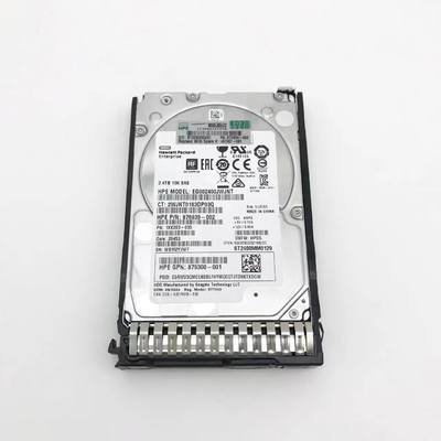 Originele 881457-B21 HPE 2.4TB SAS 12G Enterprise 10K SFF SC 512e DS HDD 881507-001 voor HPE Server G8/G9/G10