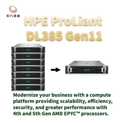 HPE ProLiant DL385 Gen11 De veilige en krachtige rack opslagserver voor digitale transformatie