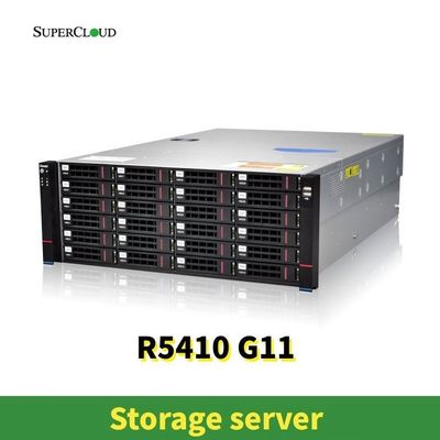 Hoogwaardige rack-opslags server met twee 10/100/1000 Mb Ethernet RJ-45 poorten en 24 x 2,5” drive bays