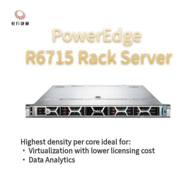 Dell PowerEdge R6715 Rack Server, aangepaste opslagserver, 2-weg server