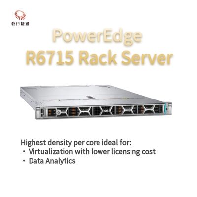 Dell PowerEdge R6715 Rack Server, aangepaste opslagserver, 2-weg server