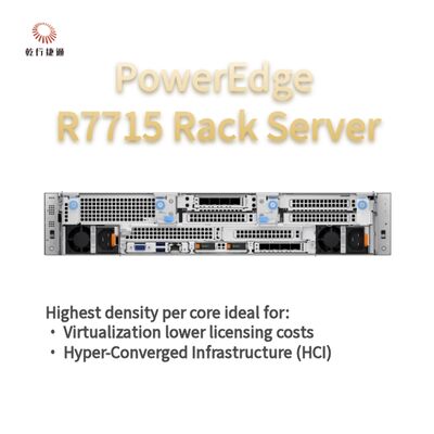Dell PowerEdge R7715 Rack Storage Server, aangepaste opslagserver, 2-weg server