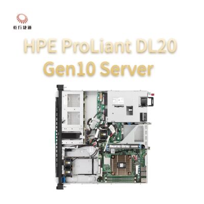 HPE ProLiant DL20 Gen10 Server Compact Versatile Voor Retail Chain Enterprises,2 way server, data opslag server