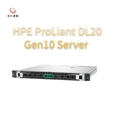 HPE ProLiant DL20 Gen10 Server Compact Versatile Voor Retail Chain Enterprises,2 way server, data opslag server