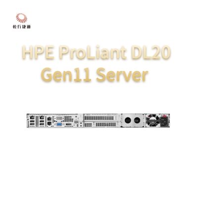 HPE ProLiant DL20 Gen11 Rack Server, flash opslag systeem, xion cpu server
