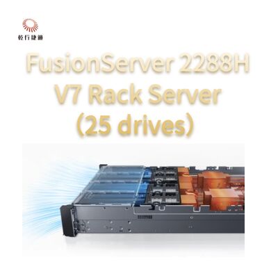 FusionServer 2288H V7 Rackserver (25 schijven) Robuuste prestaties, hoge betrouwbaarheid en beveiliging, efficiënte energiebesparing en intelligente O&M