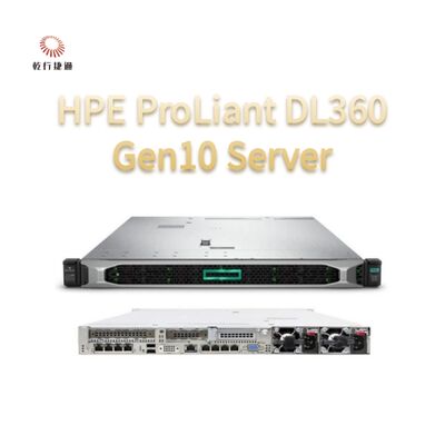 4 tot 128 Core Processor HPE ProLiant DL360 Gen10 Rack Server voor virtualisatie en databases