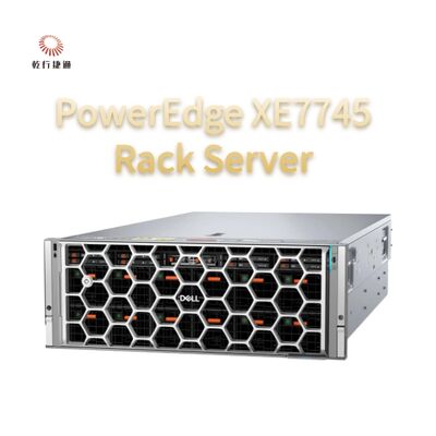 PowerEdge XE7745 Rack Server Flexibele AI-versnelling PowerEdge XE7745 biedt enterprise AI-inzichten met flexibele luchtgekoelde PCIe-GPU-configuraties voor inferentie en modelfinetuning