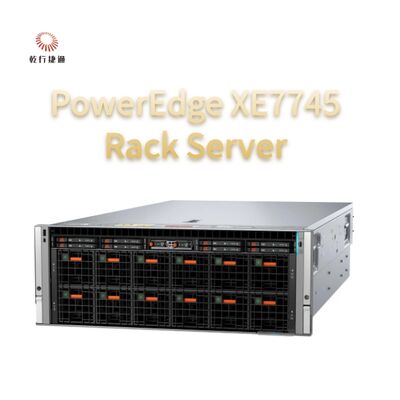 PowerEdge XE7745 Rack Server Flexibele AI-versnelling PowerEdge XE7745 biedt enterprise AI-inzichten met flexibele luchtgekoelde PCIe-GPU-configuraties voor inferentie en modelfinetuning