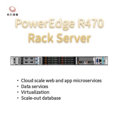 Dell PowerEdge R470 Server met 144 cores 4TB DDR5 geheugen in 1U Rack Form Factor