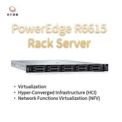 Dell PowerEdge R6615 1U Rack Server with 128  Memory and Direct Liquid Cooling
