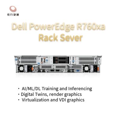 High performance server voor zware werkbelastingen PowerEdge R760xa Rack Server System in voorraad