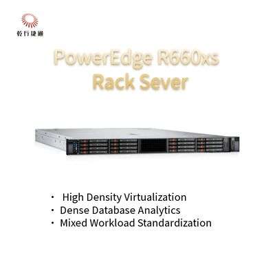 Serverleverancier voor kleine bedrijven Dell PowerEdge R660xs 1U, twee-socket rack server