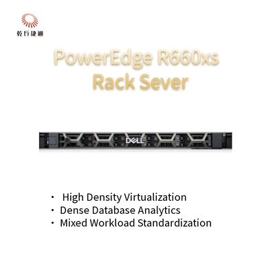 Serverleverancier voor kleine bedrijven Dell PowerEdge R660xs 1U, twee-socket rack server