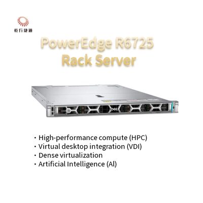 Krachtige PowerEdge R6725 1U Rackserver met AMD EPYC 9005 Serie Processor