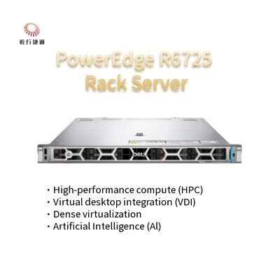 Krachtige PowerEdge R6725 1U Rackserver met AMD EPYC 9005 Serie Processor