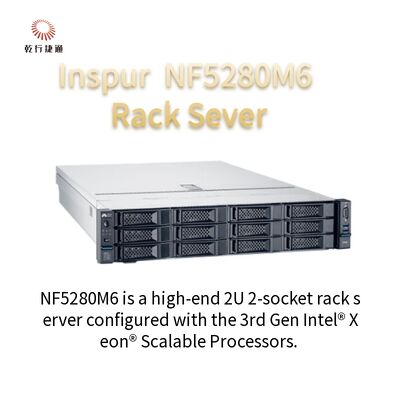 Van het de Server4210r 8G*4/2T SATA 550W Spoor van het Inspurnf5280m6 2U Rek de Groeperingssysteem