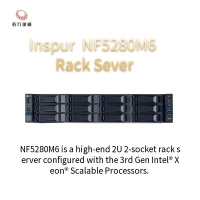 Van het de Server4210r 8G*4/2T SATA 550W Spoor van het Inspurnf5280m6 2U Rek de Groeperingssysteem