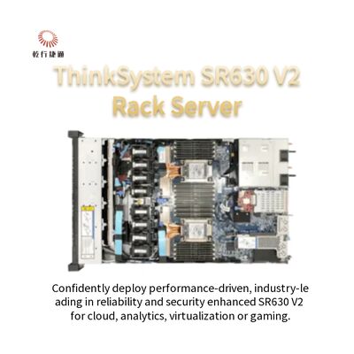 Brand New Lenovos Thinksystem SR630 V2 SR630V2 1U Rack Server
