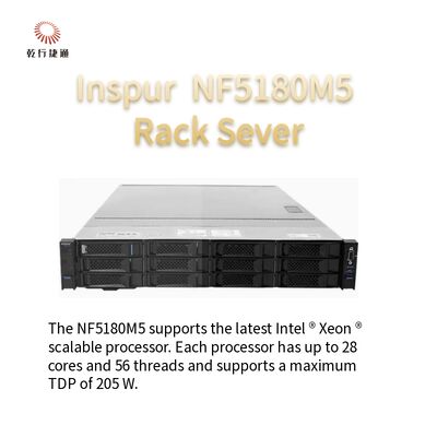 Inspur NF5180M5 een 1U-Naadloze Server van de Rekopslag verwerkt Dichtheid gegevens
